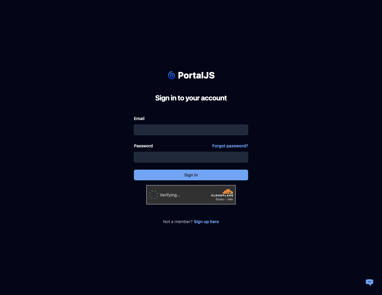 placeholder: sign-in page